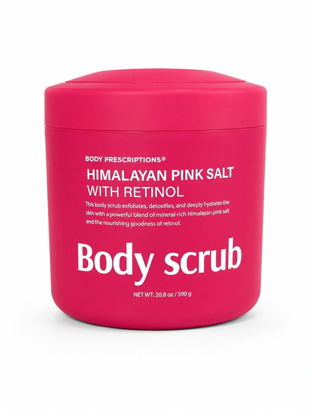Body Prescriptions Himalayan Pink Salt Body Scrub with Retinol - Pink